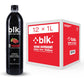 blk. Natural Alkaline Mineral Water, Electrolyte Infused, Strawberry Rhubarb Flavor, 1 Liter, Pack of 12