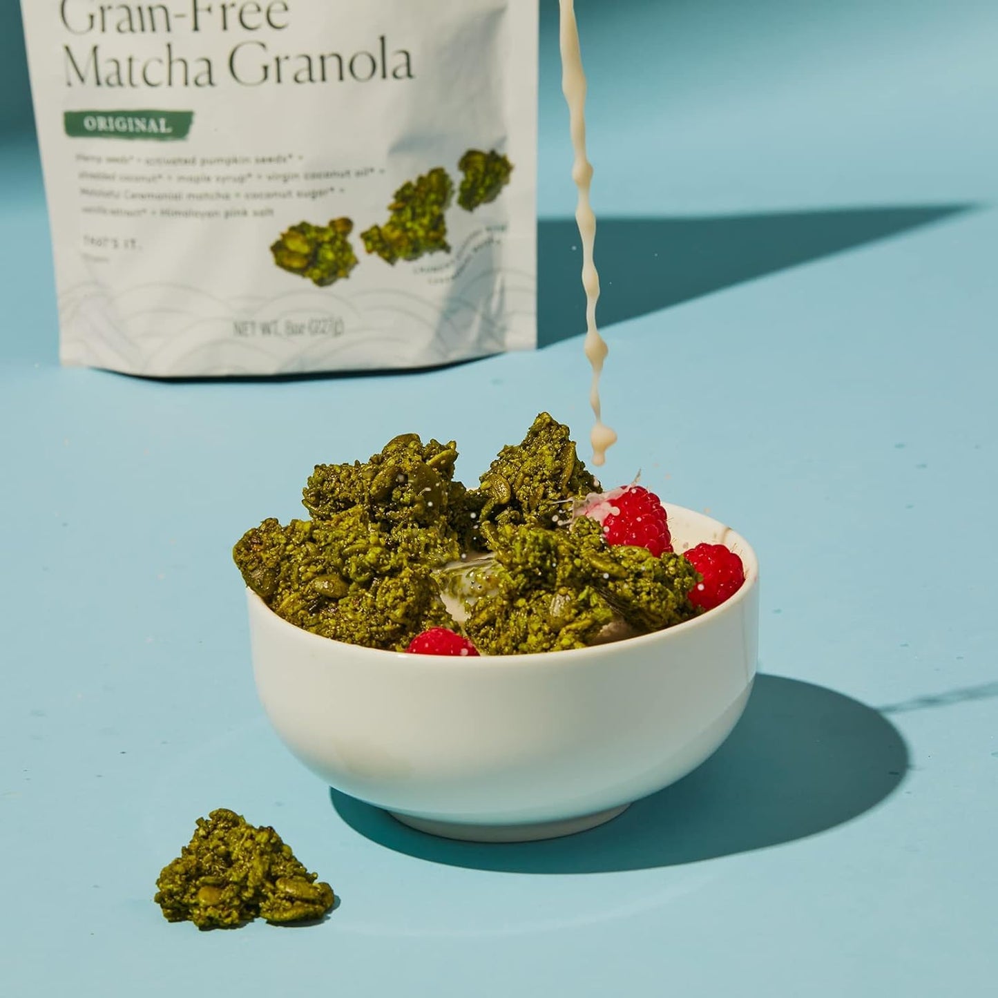 Matchaful - Original Matcha Granola - Activated, Grain Free, Organic Ingredients - Vegan, No Refined Sugar, No Gmo - Gluten Free