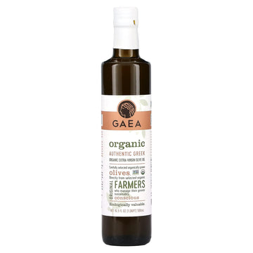 Gaea Organic Extra Virgin Olive Oil, 17 Ounce - 6 per case.
