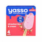 Yasso Frozen Greek Yogurt Bars Strawberries & Cream Bars 4 Count for a ridiculously creamy frozen snack made with the goodness o