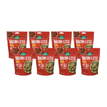 Fresh Gourmet Vegan Bacon-Less Bits Plant-Based Topping, Soy-Free, 3.5 oz (Pack of 8)