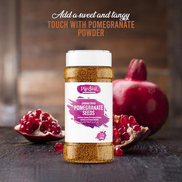 Pardesi Pomegranate Powder - Dried Seeds Ground - 200G - Authentic Indian Spice, Sustainable Sourced, Hand-Selected - Perfect Fo