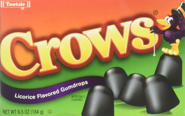 Crows Licorice Flavored Gumdrops (Pack Of 3) 6.5 Oz Theater Boxes