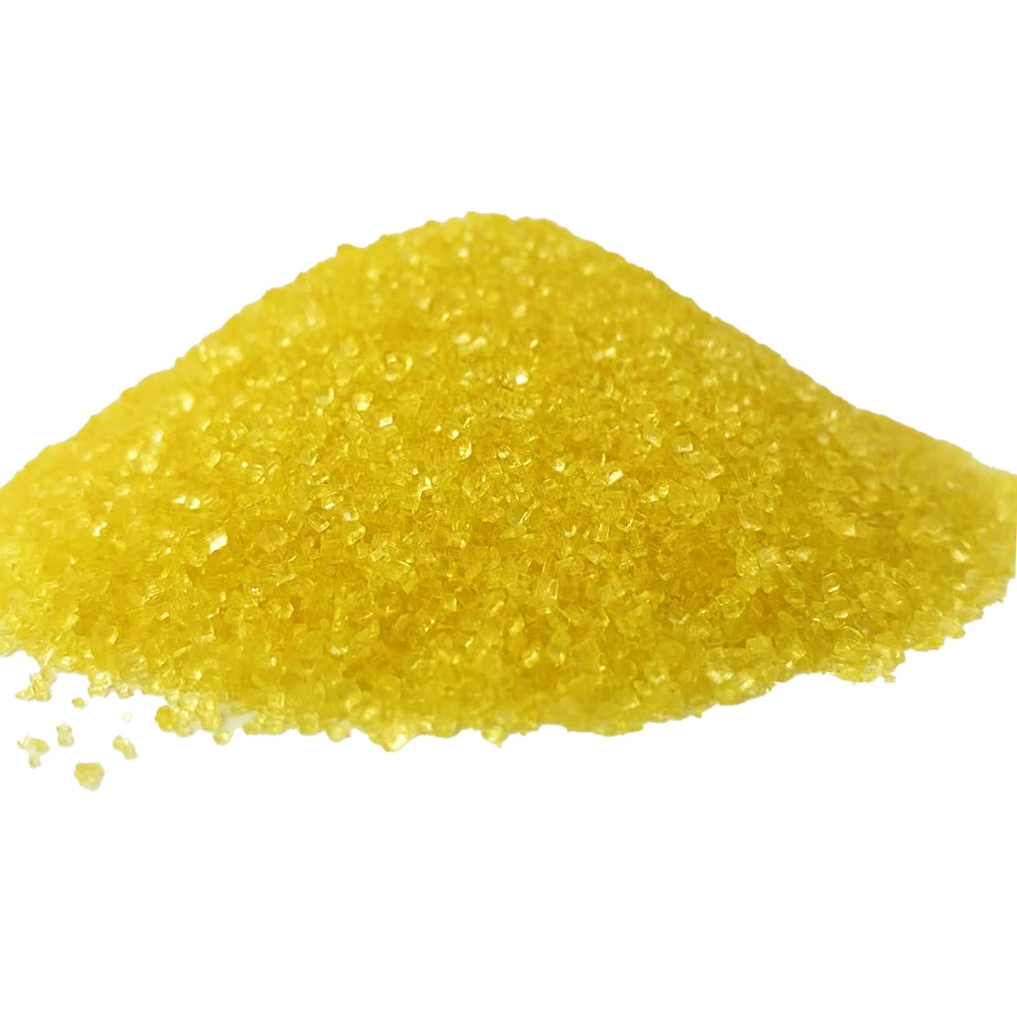 Sentovac Yellow Sanding Sugar For Baking Edible Sparkling Sugar Sprinkles Coarse Sugar Crystals For Baking Topping Cake Cookie C