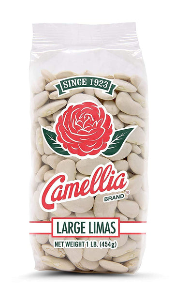 Camellia Brand Dried Large Lima Beans, 1 Pound (2 Pack)