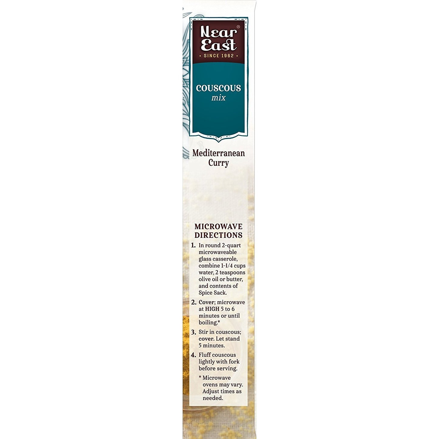 Near East Couscous Mix, Mediterranean Curry, 5.7 Oz(Pack of 12)