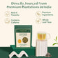 Vahdam, Chamomile Mint Citrus Green Tea Leaves (50+ Cups, 3.5 Oz) Essential Herbs | Green Tea Leaves, Chamomile, Peppermint, Spe
