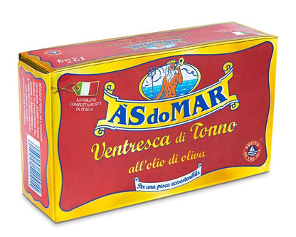 As do Mar Yellowfin Tuna Ventresca in Pure Olive Oil | 4 Pack | Imported from Italy | Wild Caught and Hand Selected | The Toro o