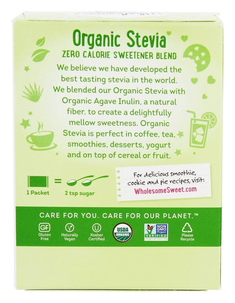 Wholesome Sweeteners Organic Stevia 35 Individual Packets, 1.23 Oz