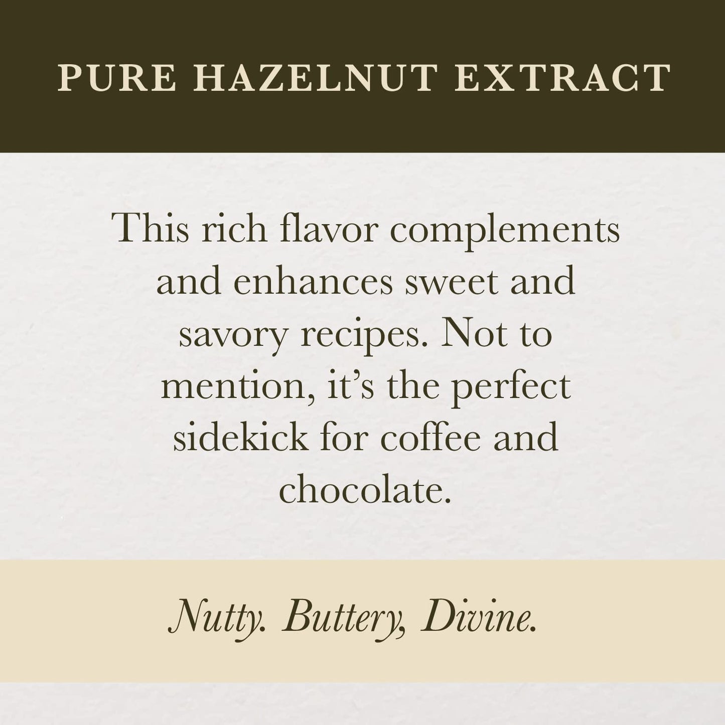 Cook'S, Pure Hazelnut Flavor, Perfect For Baking And Cooking, Certified Kosher, Gluten Free, Allergen Free, Vegan, 32 Oz
