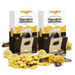 Maccabee Belgian Hanukkah Chocolate Gelt Coins Kosher Nut-Free Dairy Bright Gold (2 Boxes, Each Box Contains 24 Mesh Sacks)