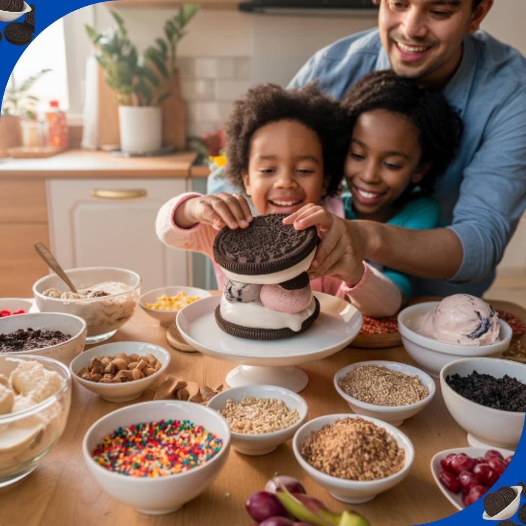 Giant Oreo Cookies - Large Oreo Cookies Wafers - Jumbo Oreo Cookies - Colossal Oreo Cookies - Flavored Oreo Cookies - Jellybean