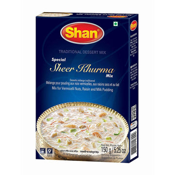 Shan Special Sheer Khurma Traditional Dessert Mix 4.29 oz (150g) - Powder for Vermicelli, Nuts, Raisin and Milk Pudding - Suitab