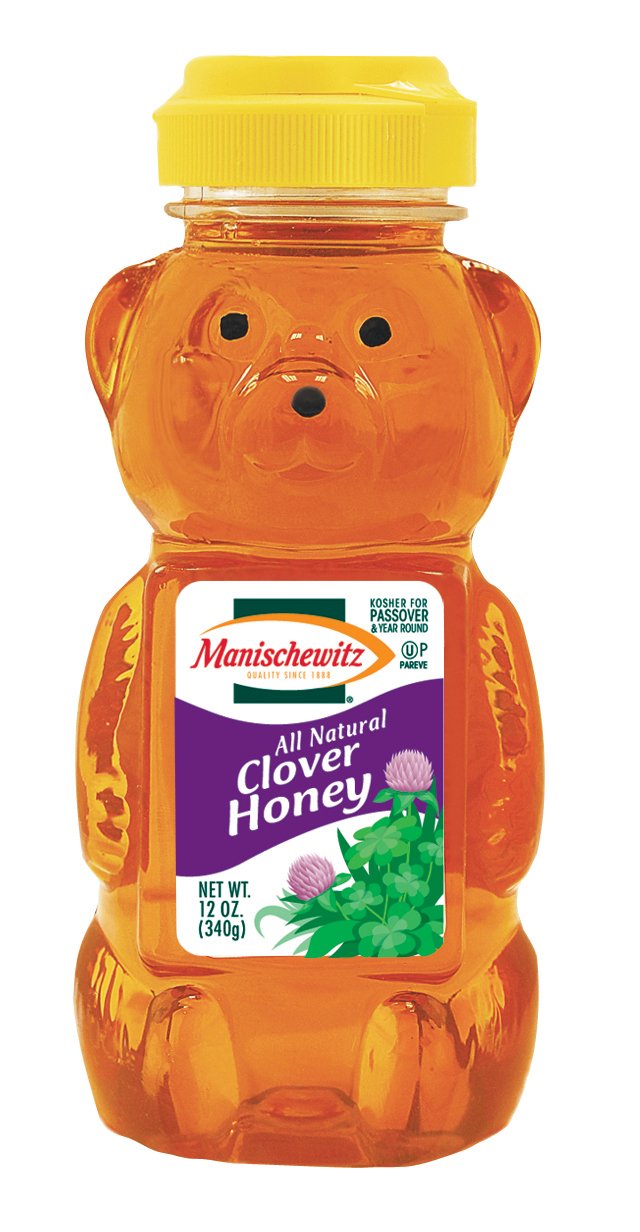 Manischewitz Honey Clover Bear Sqz 12 Oz