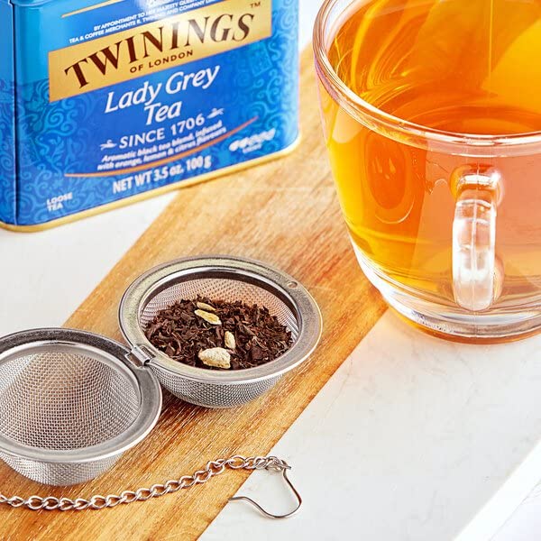 Twinings Lady Grey Loose Leaf Tea, Fragrant Black Tea with Citrus Flavors, 3.53 Oz, Blue
