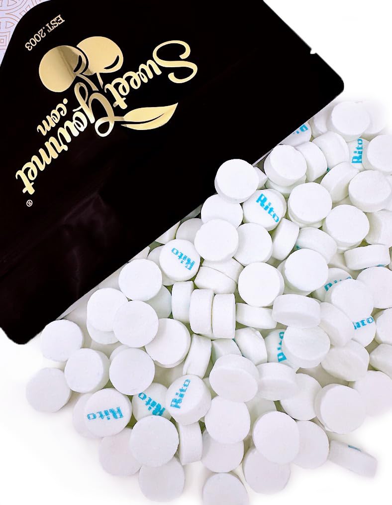 SweetGourmet White Peppermint Lozenges Bulk Candy | 1 Pound Pack