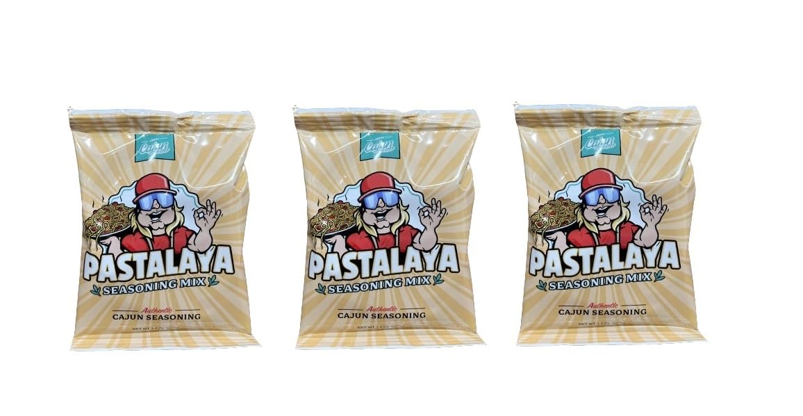 Cajun Two Step - StaleKracker - Pastalaya Seasoning Mix 3.2 oz - Pack of 3