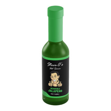 Steve-O'S Hot Sauce - Heavenly Jalapeo Hot Sauce | Green Verde Sauce For Marinades, Bbq, Vegetables, Eggs, Potatoes (5 Fl Oz)