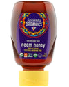 Heavenly Organics 100% Organic Raw Neem Honey (12 Oz Squeeze Bottle) Made From Wild Beehives & Free Range Bees Dairy Nut Gluten-