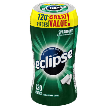 Eclipse, Sugar Free Gum Spearmint, 120 Ct