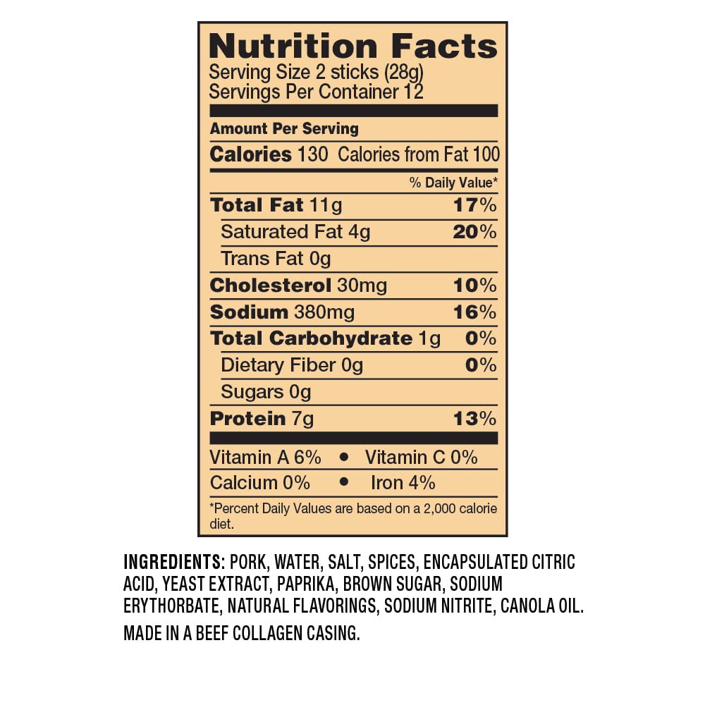 CATTLEMANS CUT Spicy Double Smoked Sausages, 12 Ounce, Pack of 1, Model 53447