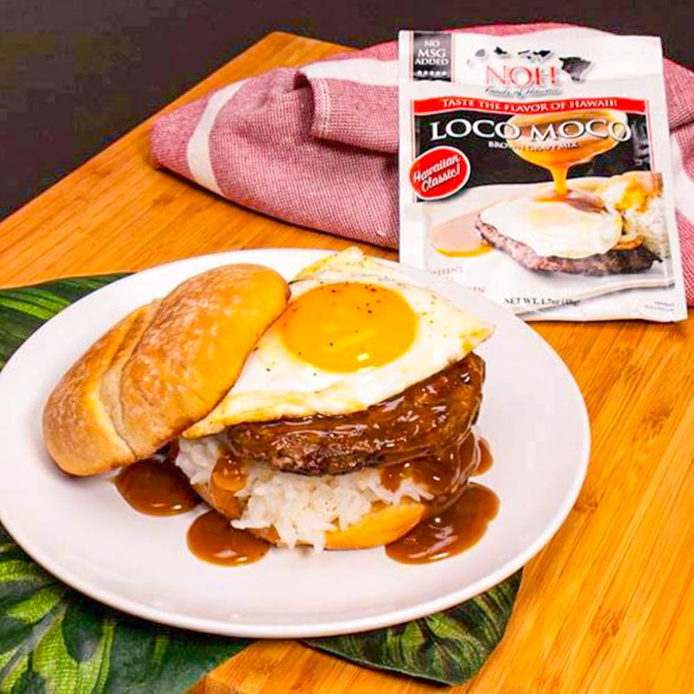 NOH Foods Hawaiian Seasoning Packets - Loco Moco Brown Gravy - 1.5 oz, Pack of 3