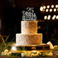 Silver Acrylic 25 Years Blessed Cake Topper, 25Th Birthday Cake Topper, 25Th Wedding Anniversary Cake Topper (Silver Blessed)