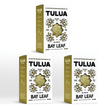 Tulua Bay Leaf (Tejpatta) - 50Gm Each Pack Of 3 | Tez Patta | Organic Indian Whole Spices | Bay Leaf Dry Leaves | Handpicked And