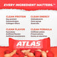 Atlas Bars - 20g Protein, 2g Natural Sugar, 0g Seed Oils (Peanut Butter Raspberry, 24 Count)