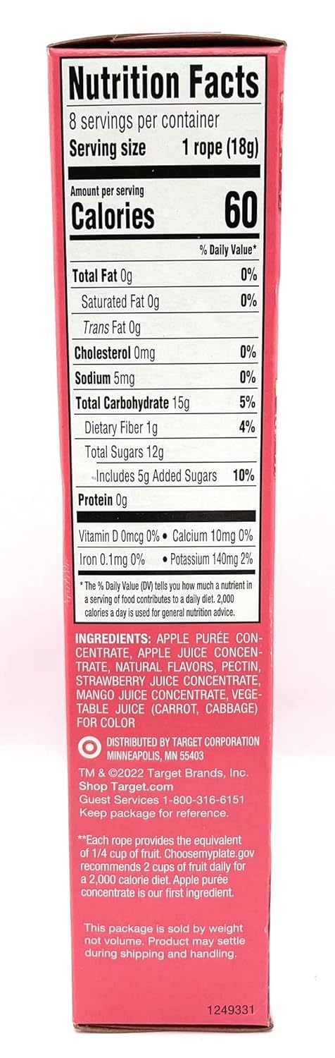Fruit Twists Gluten Free Ropes Assortment - Wild Berry (5 Oz) & Strawberry Mango (5 Oz) - (Pack Of 2)