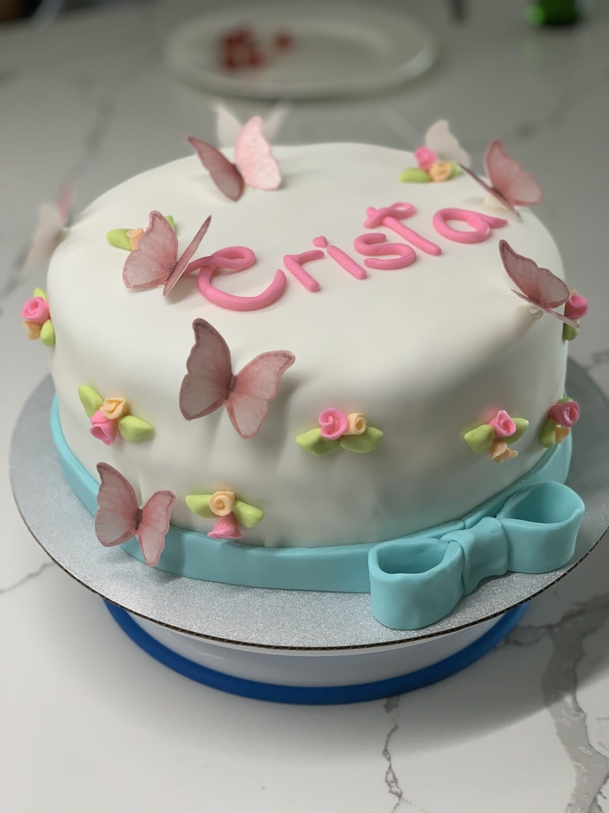 SS Cohen Edible Wafer Paper Butterflies Cake Decorations, 48 Pcs, Pink, Model SS029