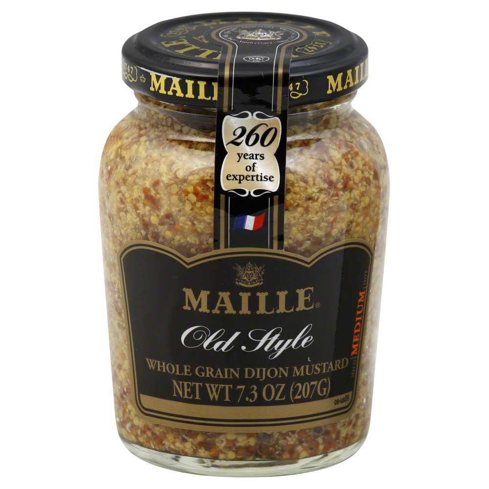 Maille Old Style Mustard, 7.3-Ounce Bottles (Pack of 6)