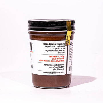 Fine & Raw Chocolate Hazelnut Butter Spread 8 Ounce - Clean Ingredients, Vegan, And Organic Chocolate Hazelnut Spread, Healthy C