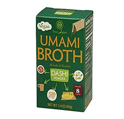 Muso From Japan Umami Broth Dashi Powder, Vegan, 1.4oz (Pack of 6)