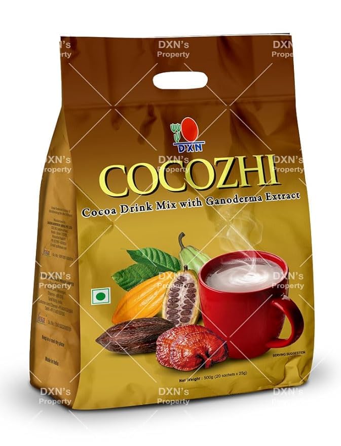 DXN Cocozhi Cocoa Drink with Ganoderma Extract (Pack of 2)