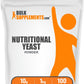 BulkSupplements Nutritional Yeast Powder - Vegan, Gluten Free, 10g Serving, 1kg (2.2 lbs)