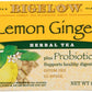 Bigelow Tea Classic Lemon Ginger Herbal Tea, Probiotics, 18 Count (Pack of 3)
