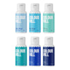 Colour Mill Oil-Based Food Coloring, 20 Milliliters Each Of 6 Colors: Baby Blue, Navy, Royal, Sky Blue, Teal And Tiffany