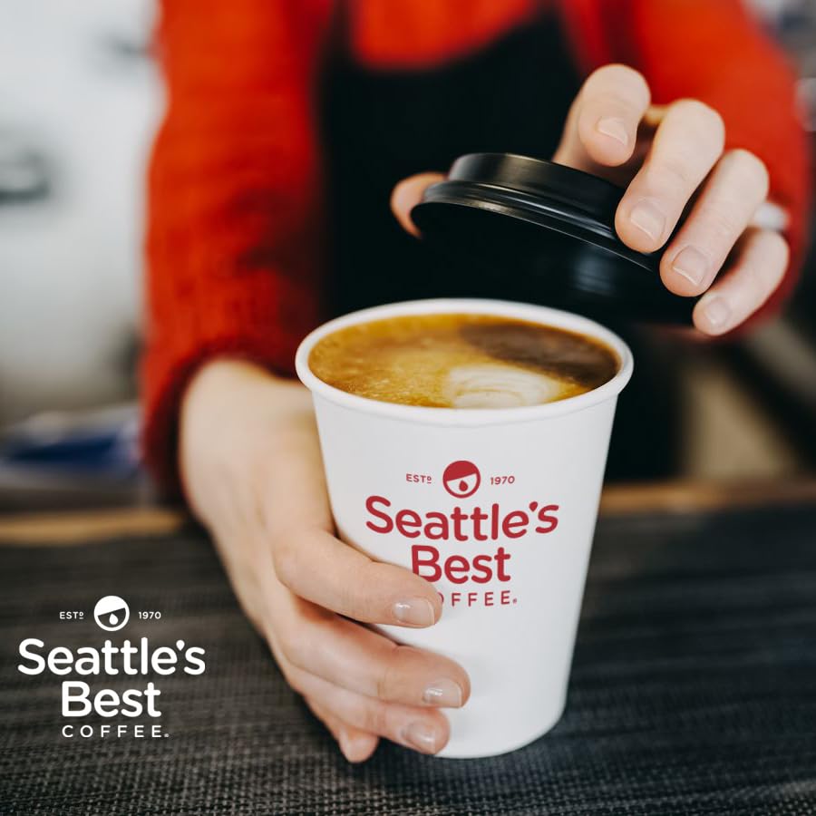 Seattles Best Coffee Level 2 Pier 70 Blend Ground Coffee, 0.03 Ounce (Pack of 72)