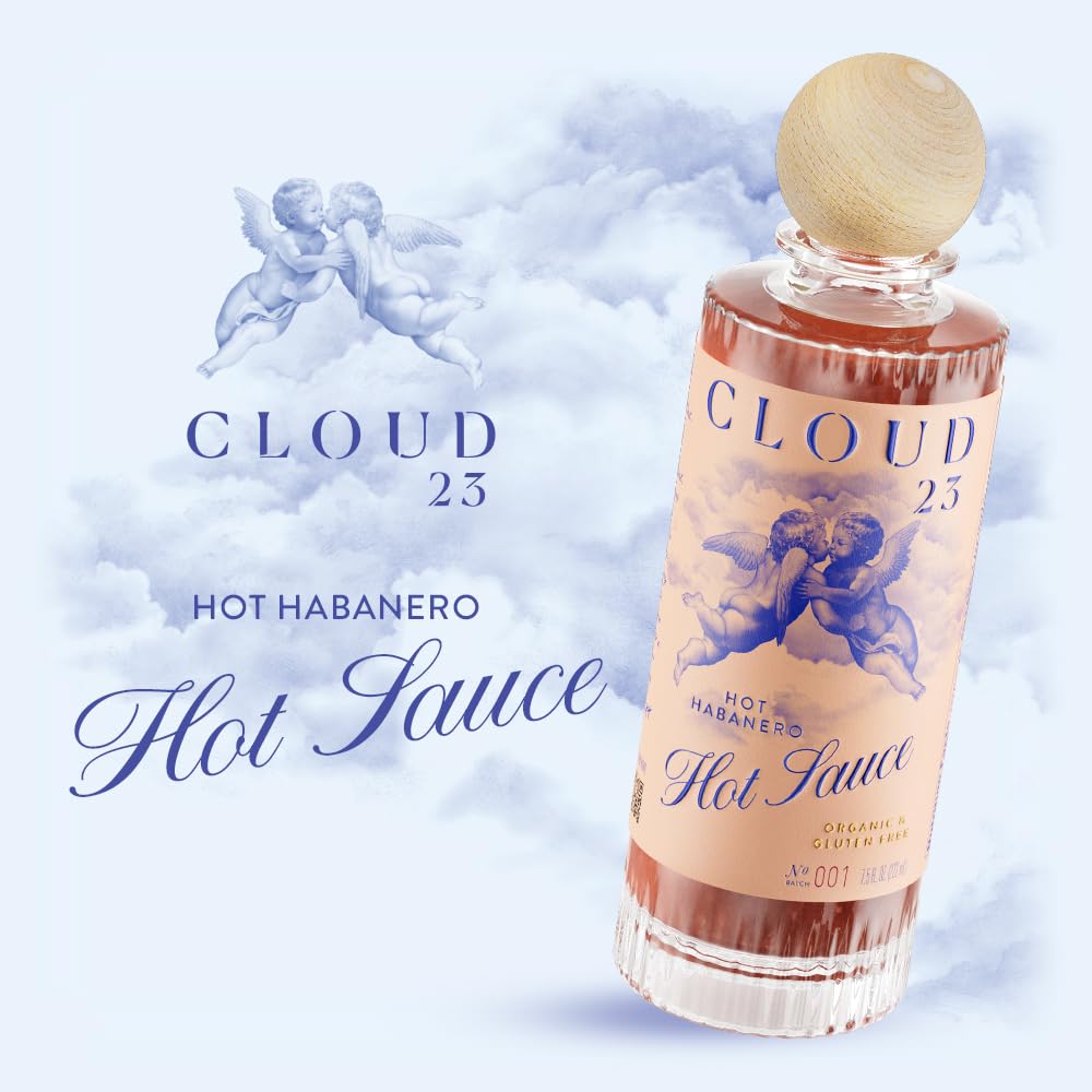 Cloud 23 Organic Hot Habanero Hot Sauce  7.5 Fz