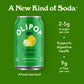 OLIPOP Prebiotic Soda Pop  Lemon Lime  Prebiotics  Botanicals  Plant Fiber  12 fl oz