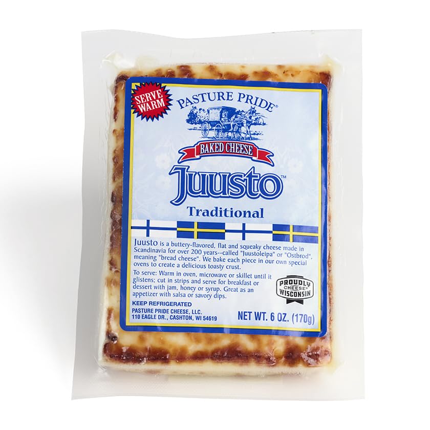 Juusto Variety Baked Bread Cheese-Juusto, Juusto Bacon & Juusto Italiano - 3 Pack