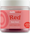 Nutricost Red Plant Based Food Coloring From Beet Root Powder (75 Servings) - Nutricolor Color Alternative For Food & Beverages
