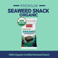 CHOIS 1 Organic DAECHUN Sea  Snacks, Original, 20 Pack, 0.14 Ounce Each, Product of Korea