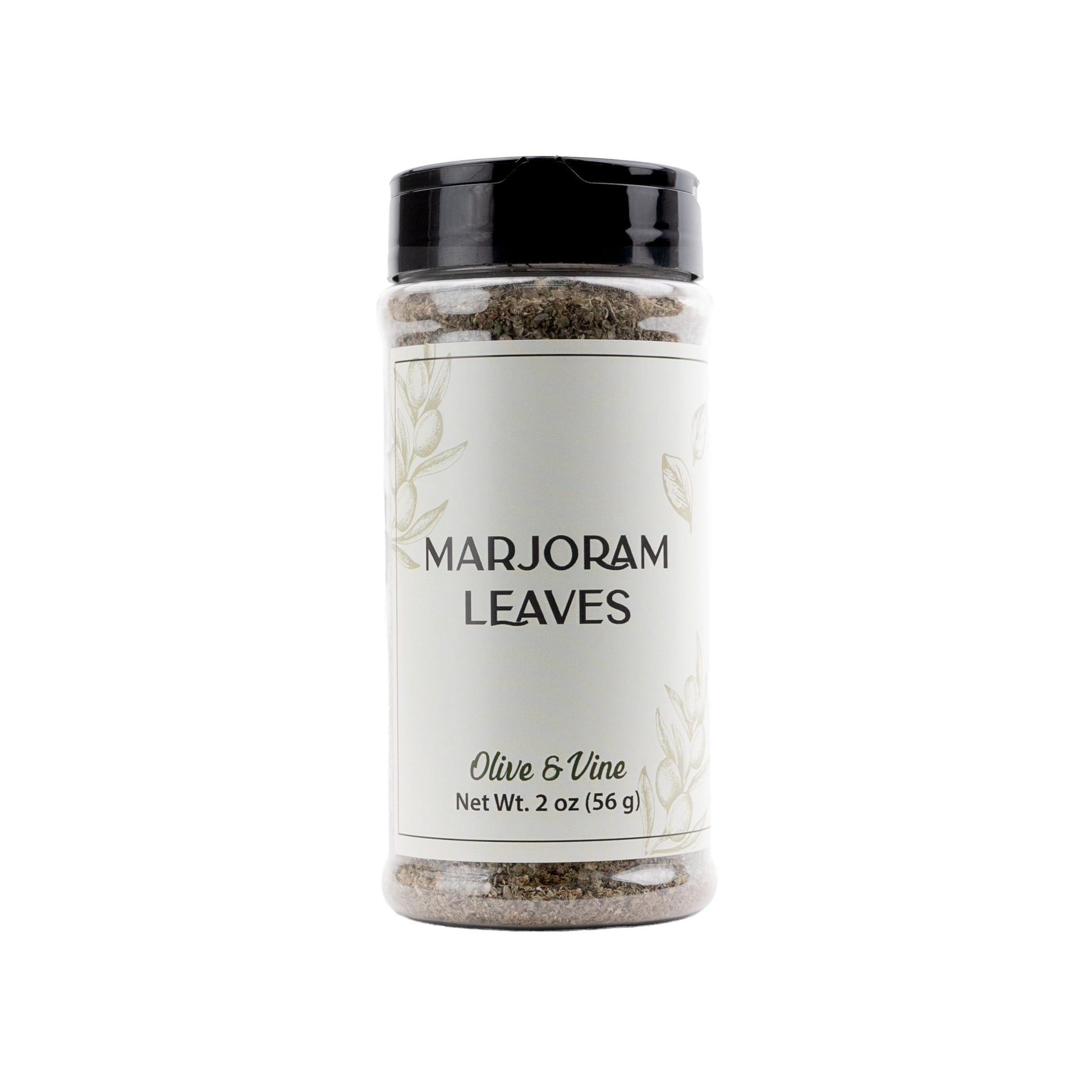 Olive & Vine Marjoram Leaves, Earthy & Aromatic, Seasoning for Soups, Stews, and Roasts, Rich Tradition, Authentic Taste, For Gl