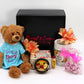 Gift Basket Village Breast Cancer Care Package - 15 Piece Set, Black and Pink, Includes Mints, Chapstick, Plush, and Mug