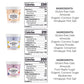 Mylk Labs Variety Pack Protein Oatmeal Cups  Whole Grain  Low Sugar  High Fiber Breakfast with Superfoods  Quick & Easy  On the Go  Instant Oatmeal  Rolled Oats  Gluten Free  Vegan  Nut Free  12 Pack