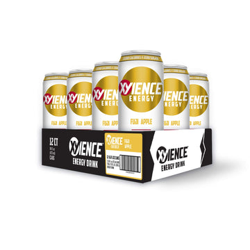 Xyience Energy Drink | Fuji Apple | Sugar Free | Zero Calories | Natural Flavors | Vitamin Fortified | 16 Fl Oz (Pack Of 12)