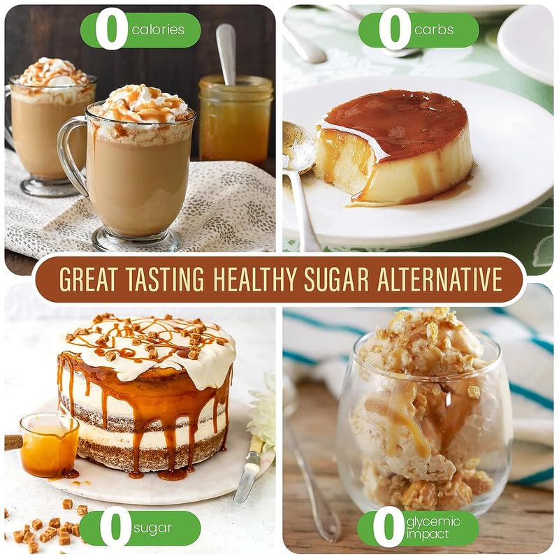 Stevia Select Liquid Stevia Sweetener - Zero Calorie Caramel Flavor - 2 Fl Oz (Pack of 2)