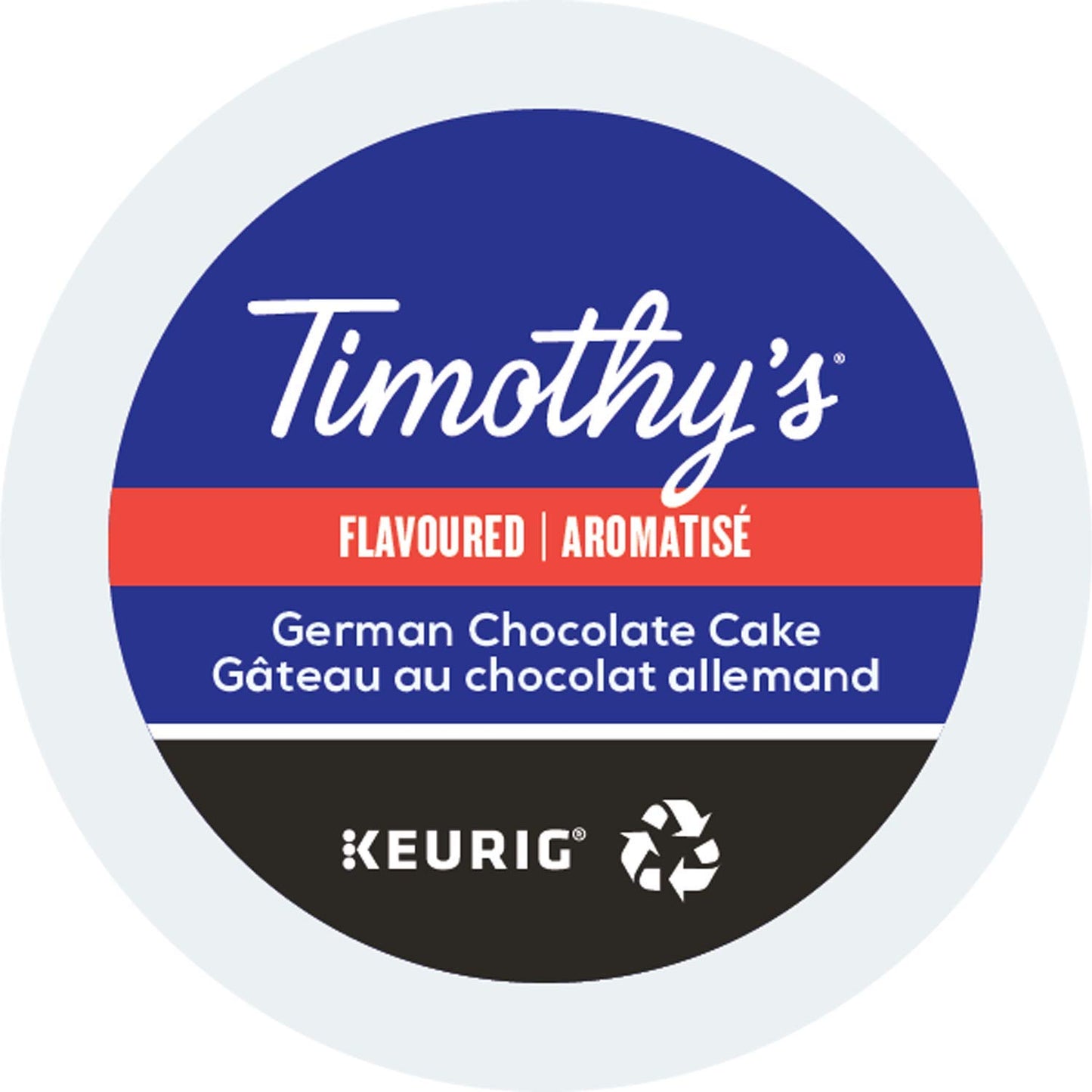 Timothys World Coffee German Chocolate Cake K-Cup Portion Pack 24-Count (Pack of 2) Model 74-01113